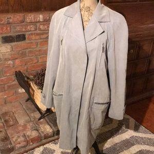 Escada Trench Germany Pale Blue color